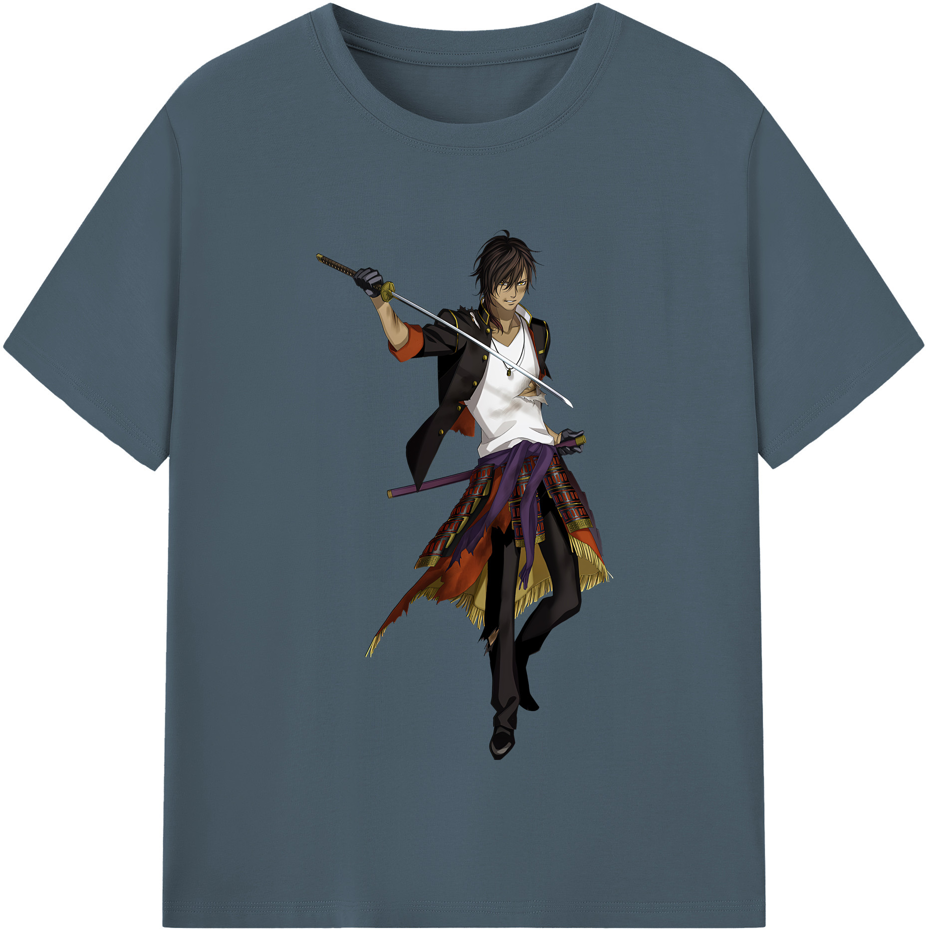 （画像用） 刀剣乱舞 Touken Ranbu 綿100％半袖Tシャツ（フロントプリント）